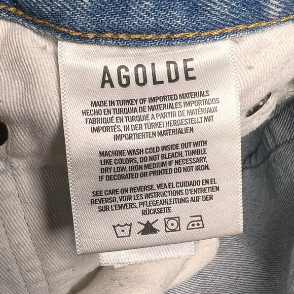 AGOLDE Parker Vintage Cut Off Short size 24 still on website MSRP $148 - Picture 6 of 7